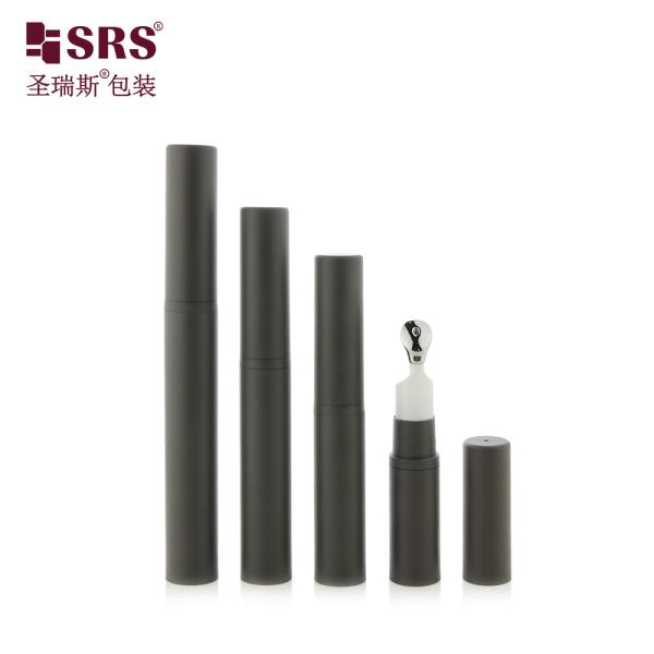 A0031B Botella Airless Vacía de 5ml 10ml 12ml 15ml con Aplicador de Cabeza de Zinc Metálico Personalización para Envasado de Gel para Ojos