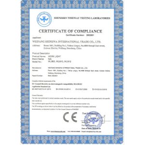 Weifang ShineWa International Trade Co., Ltd. Сертификации
