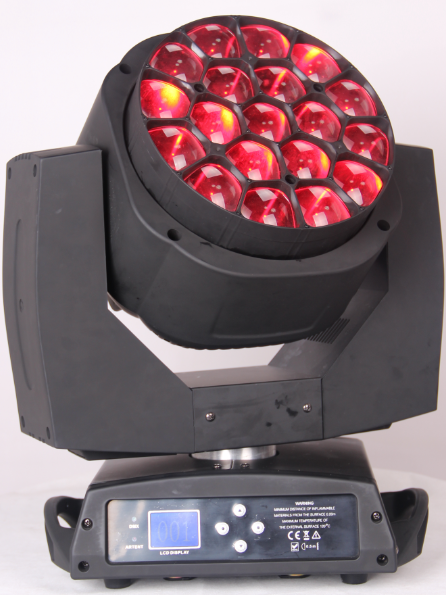 Présentez allumer C.A. mobile 110-240V 50-60HZ de lumières de tête du DJ du faisceau 19pcs