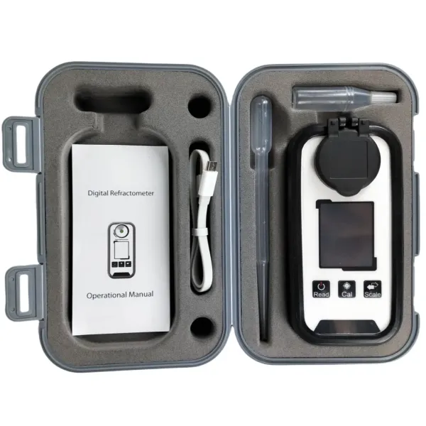 Digital Portable Refractometer For Brix Salinity Honey Wine Beer Alcohol Clinical