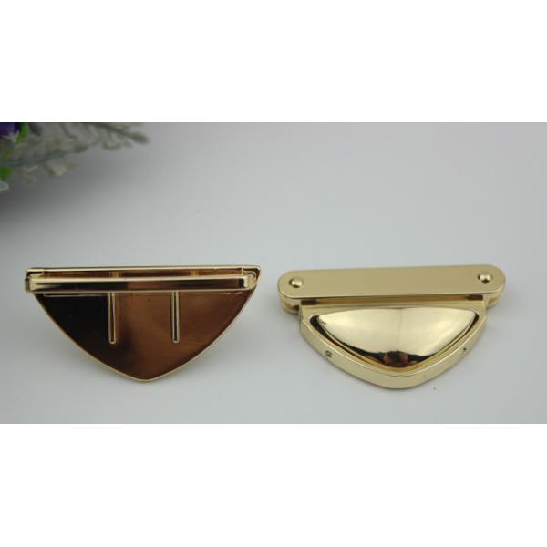 High quality fashion metal accessories zinc alloy 4 colors handbag lock hardware