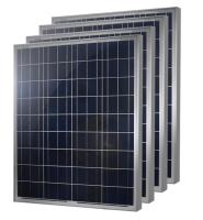 100w 200w paneles solares de vidrio de aluminio de células poli OFF La red en la red panel solar
