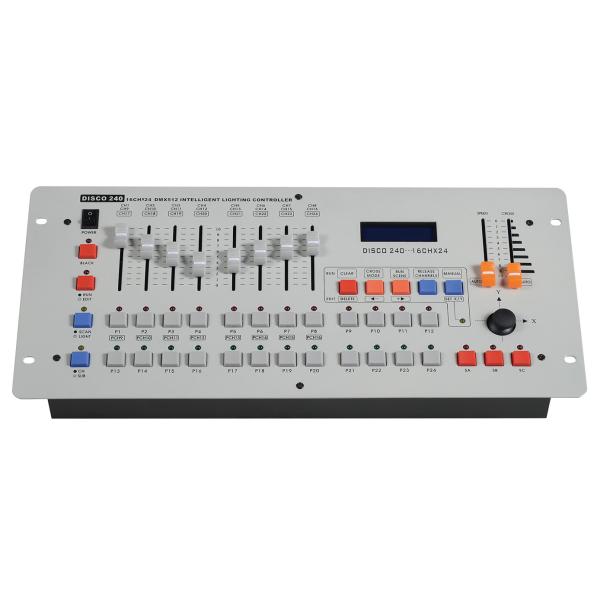 AC220V/50Hz Dmx 240 White Dmx Stage Lighting Controller 3.5KG