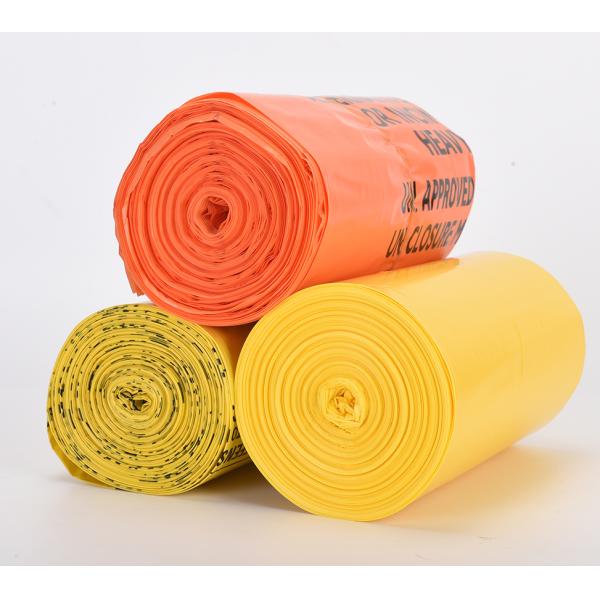 Переносные мешки с плоским ртом для больничных и клинических отходов толщина 5-100 микрон