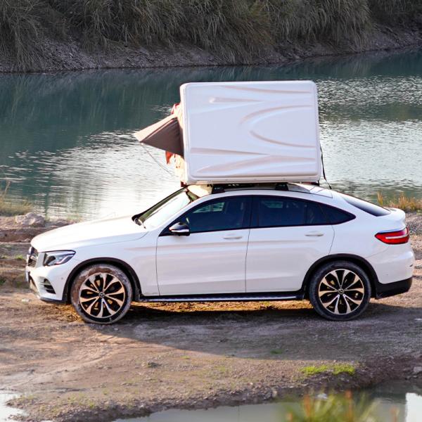 ABS Fold Out Car Roof Tent 2000mm Waterproof Aluminum Frame