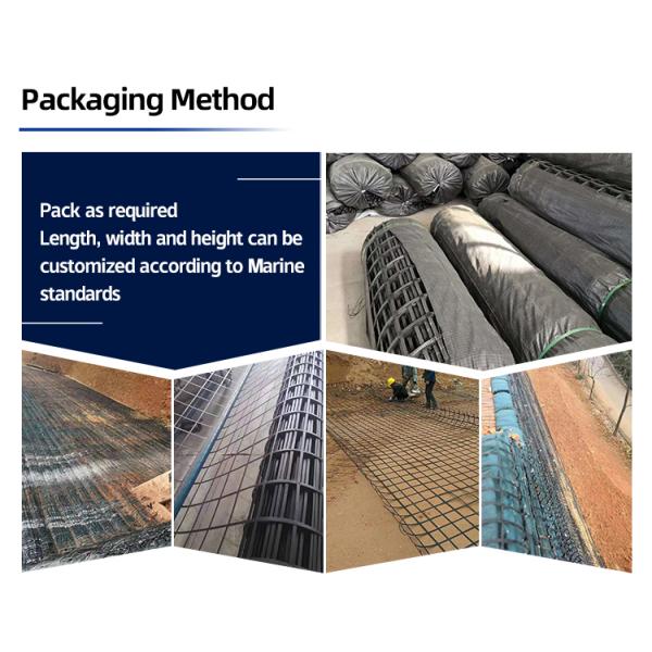 High Tensile Strength Steel Plastic Geogrid for Retaining Wall and Road Driveway