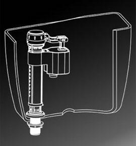 Fill Valve Height Adjustable Low Noise Toilet Accessory Fitting Parts From China Xiamen