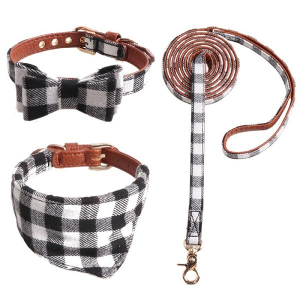 Factory Direct Selling Pet Accessory Cute Collar Sets With Triangle Scarf For Cats And Dogs