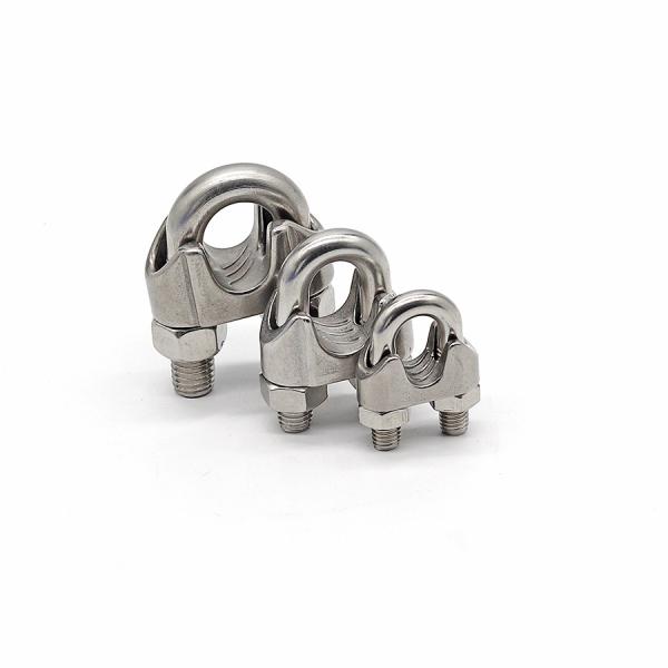 Indoor And Outdoor Stainless Steel Cable Clamps Chuck FOR Lifting Rigging Hoisting Marine