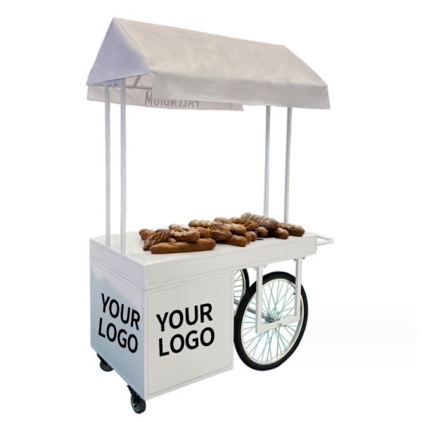 Outdoor Vendor Wine Fast Food Truck Entrepreneurial Stall Food Cart