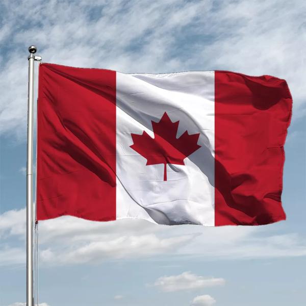 150cmx90cm Polyester World Flags Hanging Style Canada Country Flag