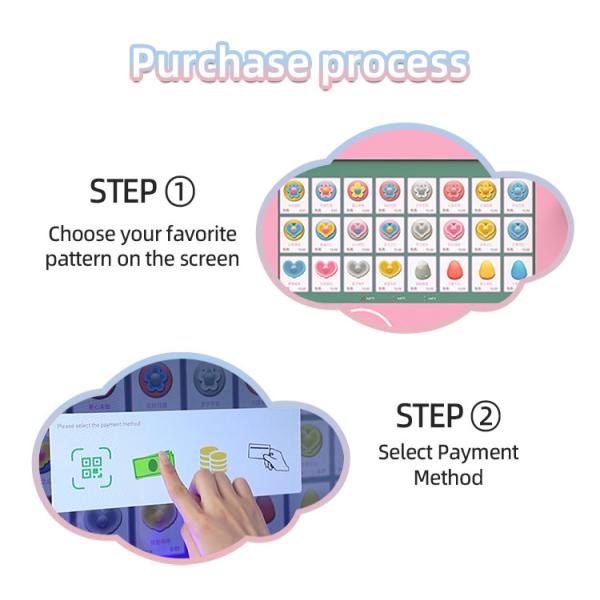 Sweet Food Fully Automatic Cotton Candy Vending Machine For Party