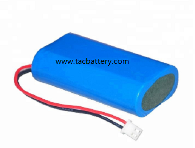 7.4V Lithium Ion Cylindrica Battery LIR18650-2S 7.4V 2200mAh for  Flashlight