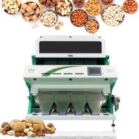 4 inteligentes totalmente automático da máquina do classificador da cor das sementes de girassol das porcas das rampas