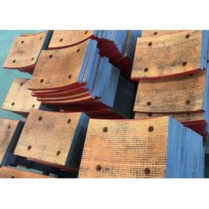 Drilling Machine Resin Friction Brake Pads Non Asbestos Woven Brakes Block Material