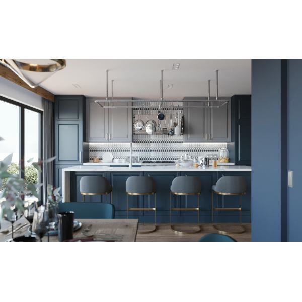 Home Modern Prefab Kitchen Cabinets Cupboard Custom Size & Design