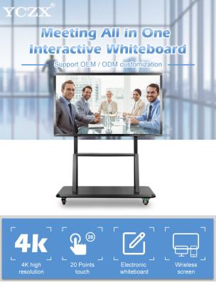 Moniteur multi d'écran tactile de 65 pouces/panneau interactif pour la salle de classe