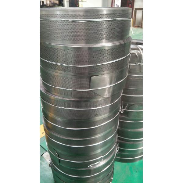 Round hole Galvanized Perforated Metal Mesh coil/perforated coil