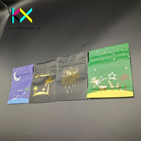 Hot Stamping Custom Food Packaging Bags Moisture Proof Aluminium Foil Standing Pouch