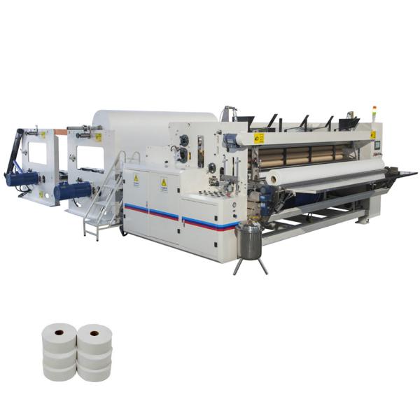 Rolo do papel 14KW que faz a máquina, papel higiênico de Rewinder da talhadeira do rolo