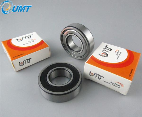 Automotive Transmission Deep Groove Ball Bearing , 6204-RS Deep Groove Bearing High Speed