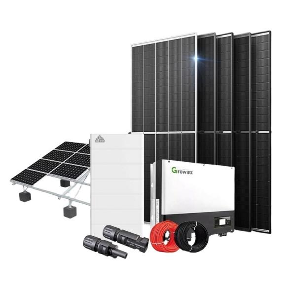 Système de panneaux solaires hybrides résidentiels 3kw 5kw Power Set avec Deye Growatt Afor
