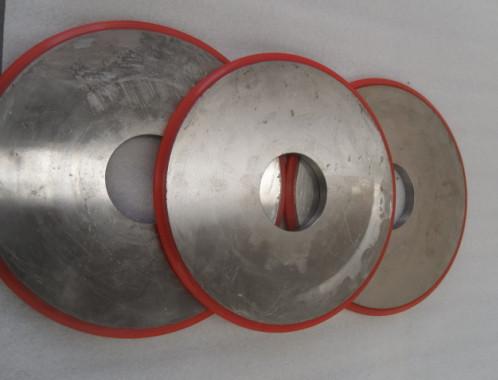 Elastic Polyurethane Wheels , Industrial PU Red Polyurethane Iron Sheet Coating
