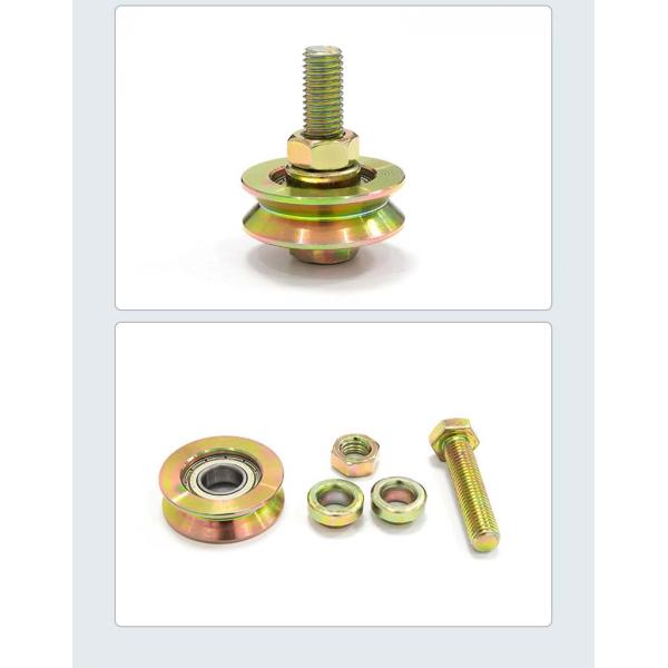 Колеса ворот паза v 2 дюймов стальные, свертывая колесо следа 48mm ворот