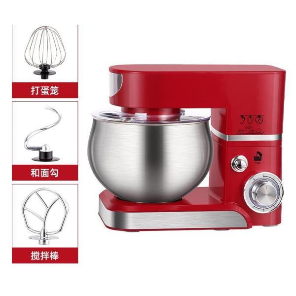 Multifunctional 5L Kitchen Stand Mixer with 6-Speed Setting and Variable Speed Function