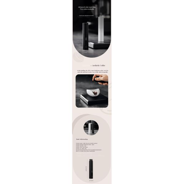 Custom Logo Acceptable Portable 10ml Anti-Fly Spray Bottle for Coffee Beans in Black