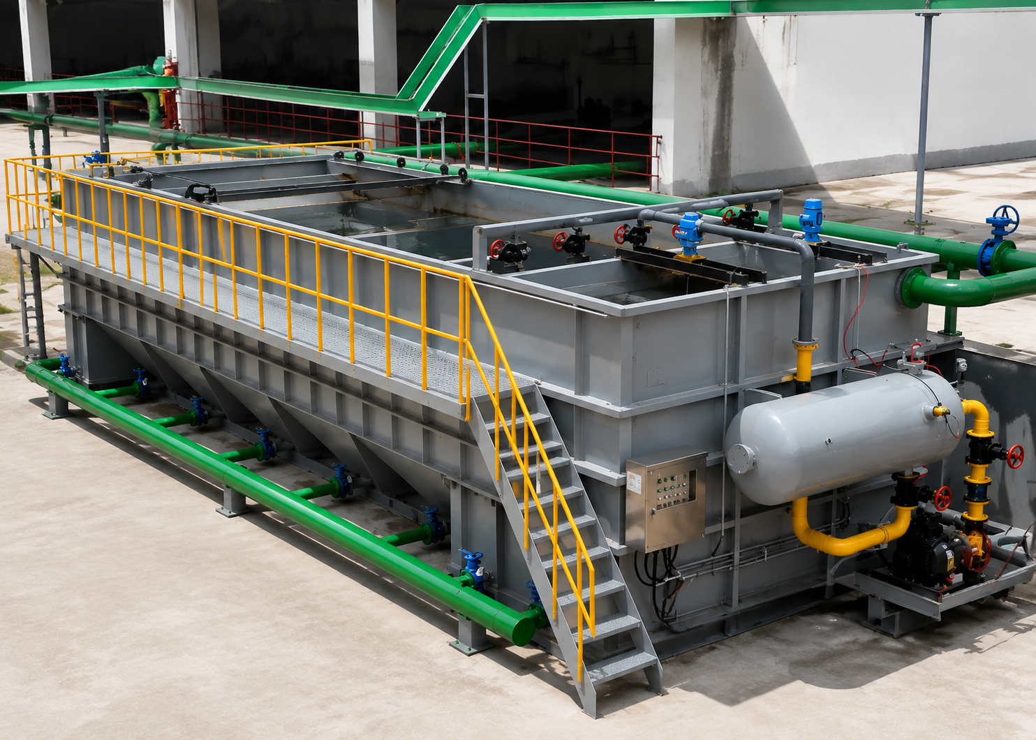 Advanced Dissolved Air Flotation Equipment / Daf Filtration Systems Solid Liquid