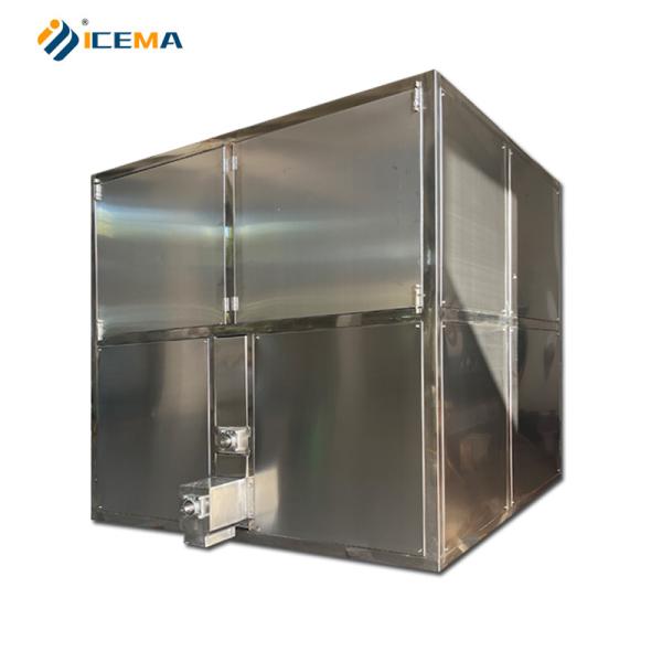 2T Ice Cube Machine Industrial 1860W Ice Maker Crystal for Ice Storage 2TON Benefit