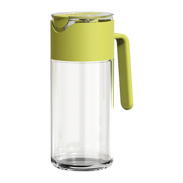Auto Flip Cooking Oil Bottles Leak Proof Oil Dispenser Bottle With Automatic Stopper Cap Non Slip Handle For Kitchen Cooking