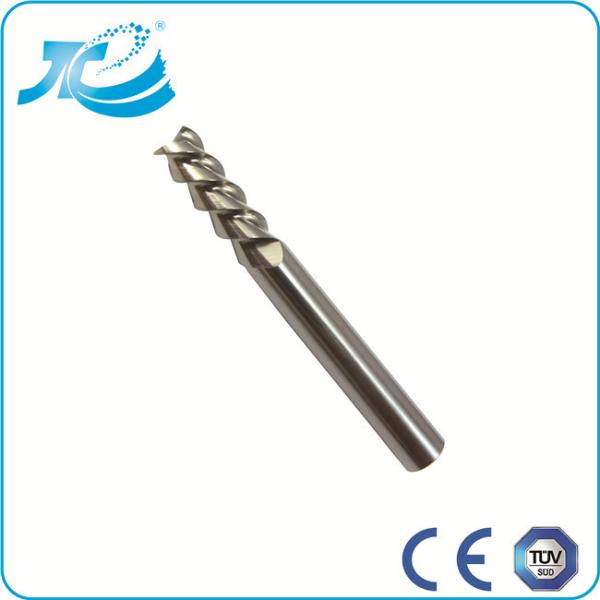 Micro Grain Carbide End Mills For Aluminum , End Mill Tools 12mm 14mm