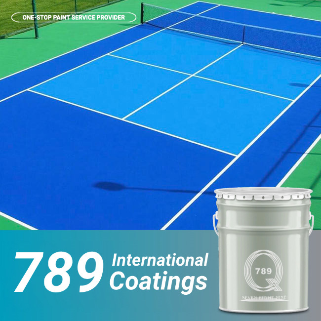 Granules Basketball Floor Coating 13mm Tennis Court Floor Paint Rubber