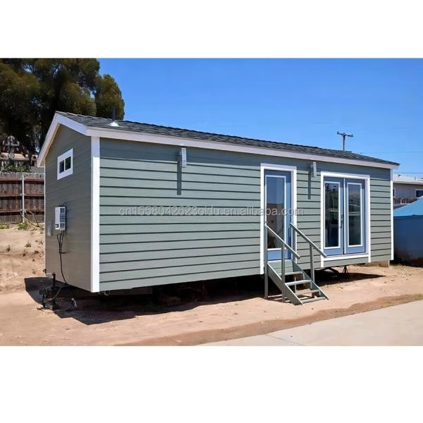 Outdoor Prefab Triangular Roof Steel Sandwich Panel House with Galvanized Steel Square Tubes Main Structure