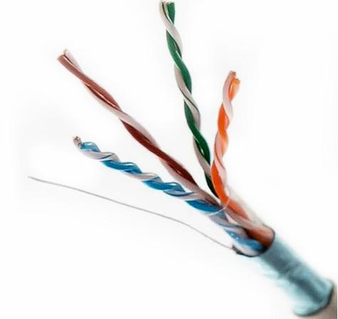 FTP CAT5E Ethernet Cable 24AWG High Speed Stable Data Transfer Gray Jacket
