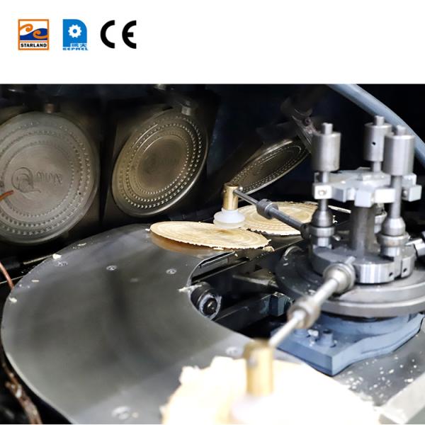 PLC Control System Wafer Biscuit Machine Stainless Steel Material Designed For High Volume Production And Consistent Output
