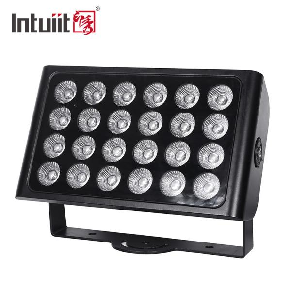 Наружный светодиодный светодиодный фасад здания Фасад 24 * 10w DMX Стенный стиральный аппарат IP65 RGBW Цветовая смесь Архитектура Сценический парк