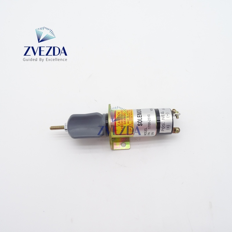 Kubota Excavator Solenoid Valve 17002518 SA-3938-12 For Diesel Engine Fuel Cutoff