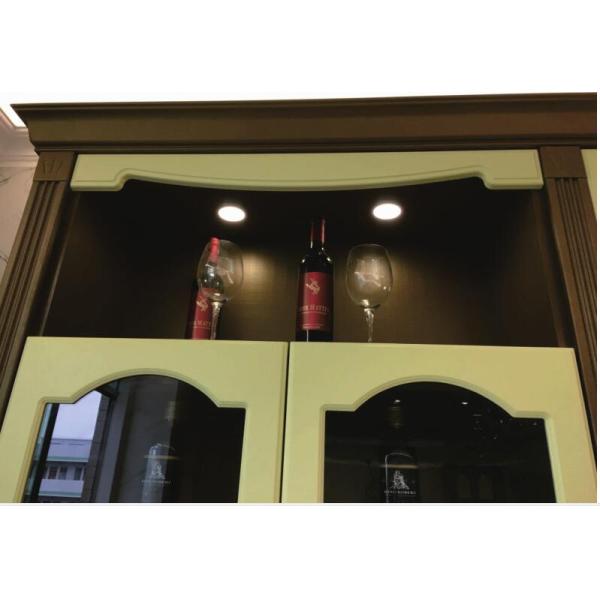 Круговой шкаф СИД мебели освещая врезанный тип с материалом алюминия авиации