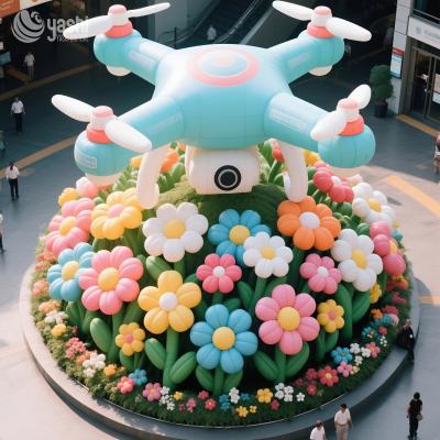 Colorful Balloon Flower Inflatable Decorations for Mall Outdoor Decoration