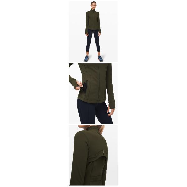 Атлетическая йога отверстия большого пальца руки куртки йоги женщин спортзала 300gsm промелькивает вверх куртку спортзала