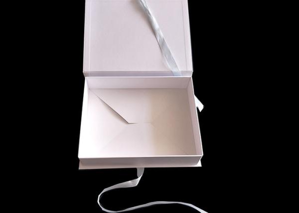 Rose Gold Logo Flat Folding Gift Boxes For T - Shirt Clothes Packaging