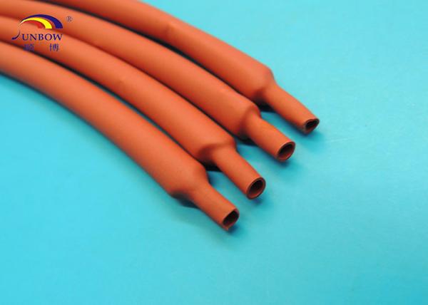 RoHS Flexo Colored Polyolefin Heat Shrink Tubing / Heat Shrink Tube Blue Green Orange