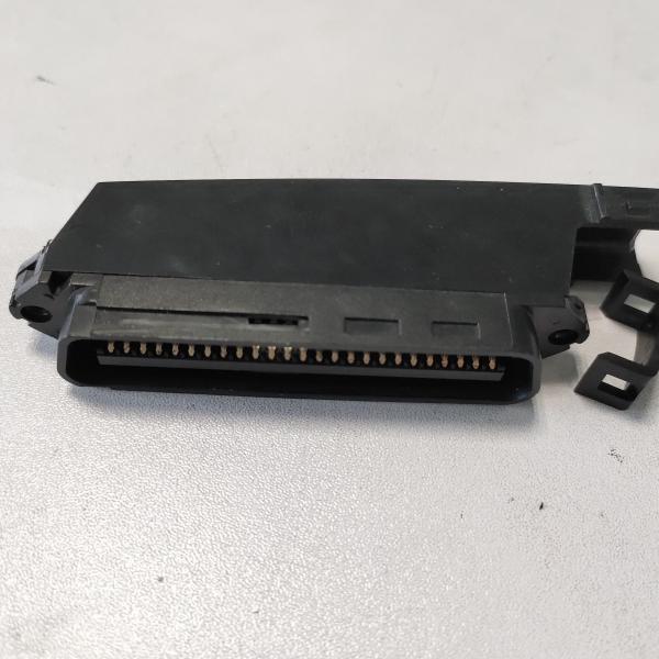 90 Degree Black PPO Male Plug Champ Multi Pin Connector For RJ21 Cable