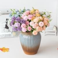 Lilac flower artificial bouquets, festival gifts, artificial flower vases, flower arrangements, living room decorations