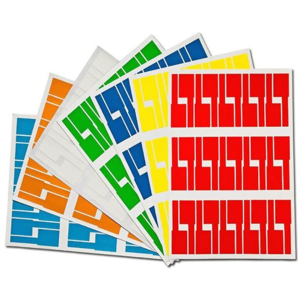 Waterproof Heat Resistant Wire Cable PVC Label Sticker Tags Marker