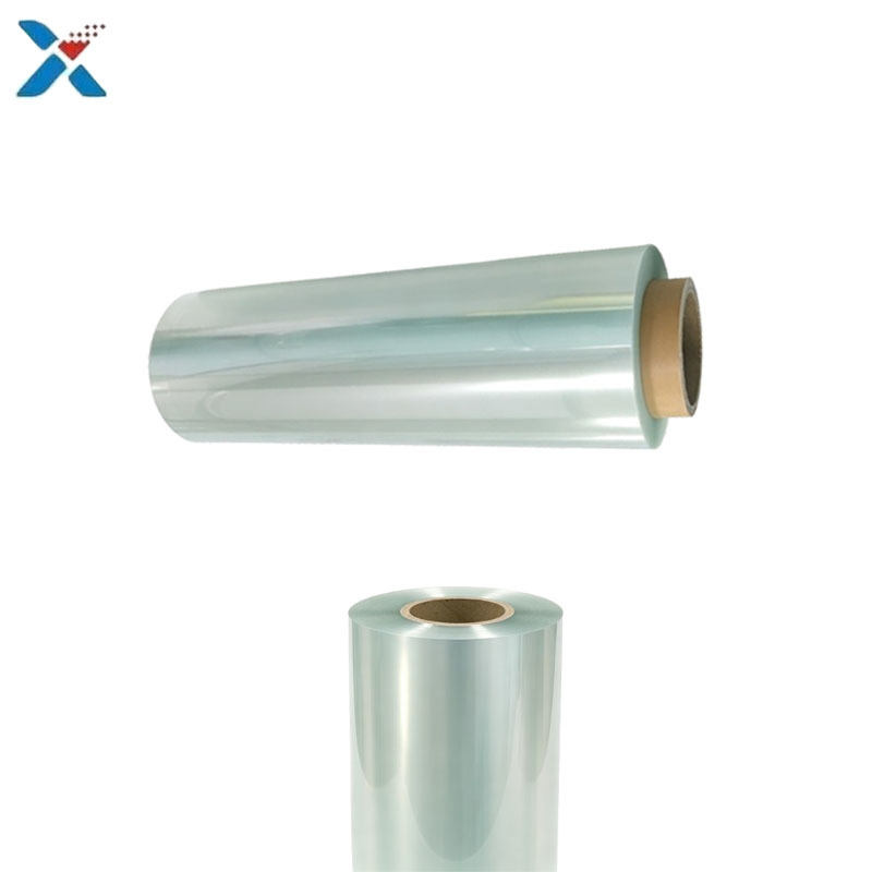 Double-Sided Coated Clear PET Film with Light Transmittance >90% and Heat Shrinkage MD 1.0% TD 0.4% for Precision Printing