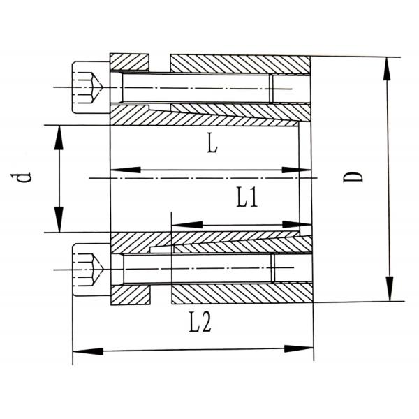 Grey C45 Steel Power Lock Shaft Z3 Deep Grey 25x50x31 XTC-LD03